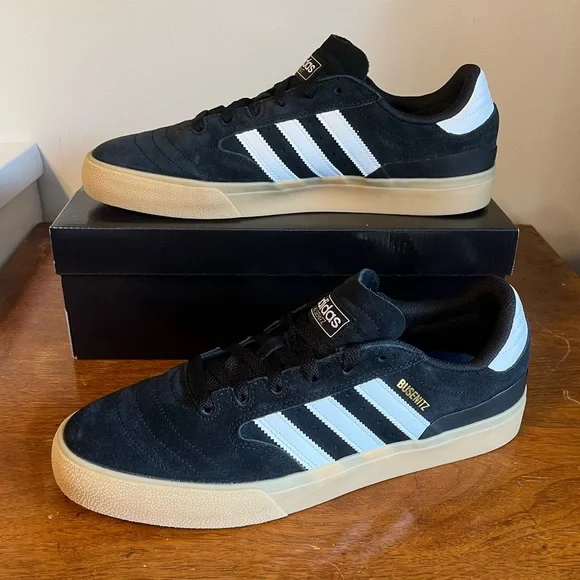 adidas gazelle silver green womens adidas Busenitz Vulc II Bliss - Core Black